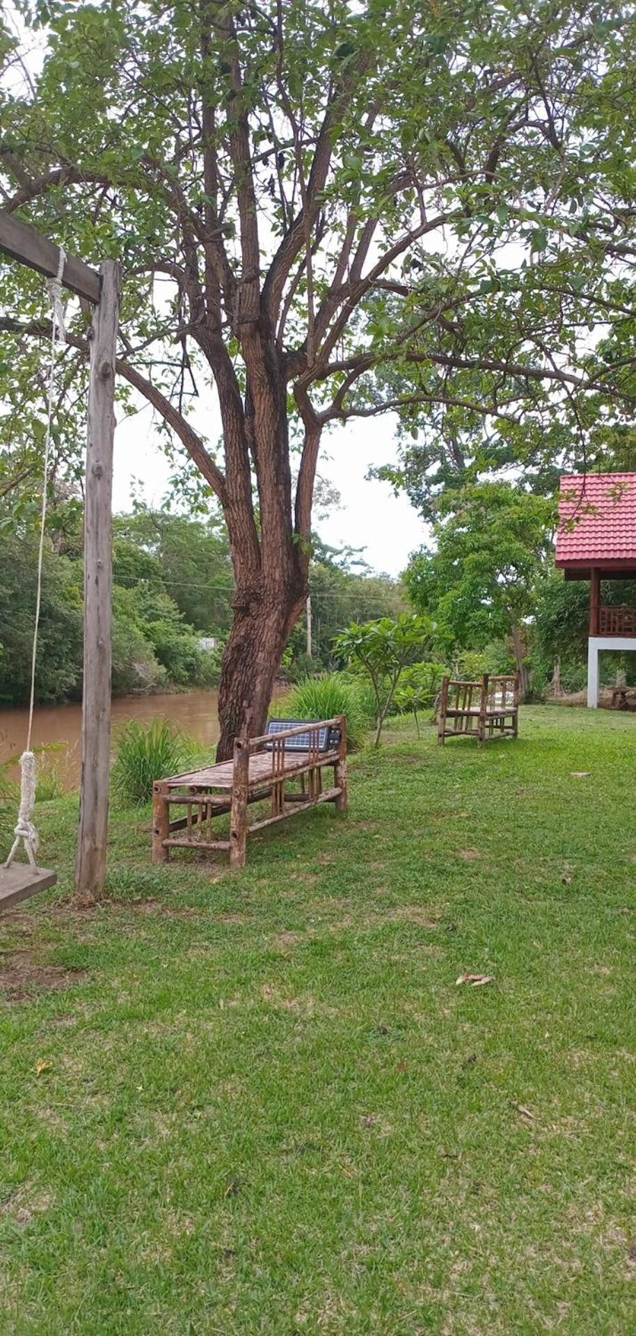 Bolaven Garden Bungalow And Tent - Tad Lo Ban Kiangtat Exterior foto