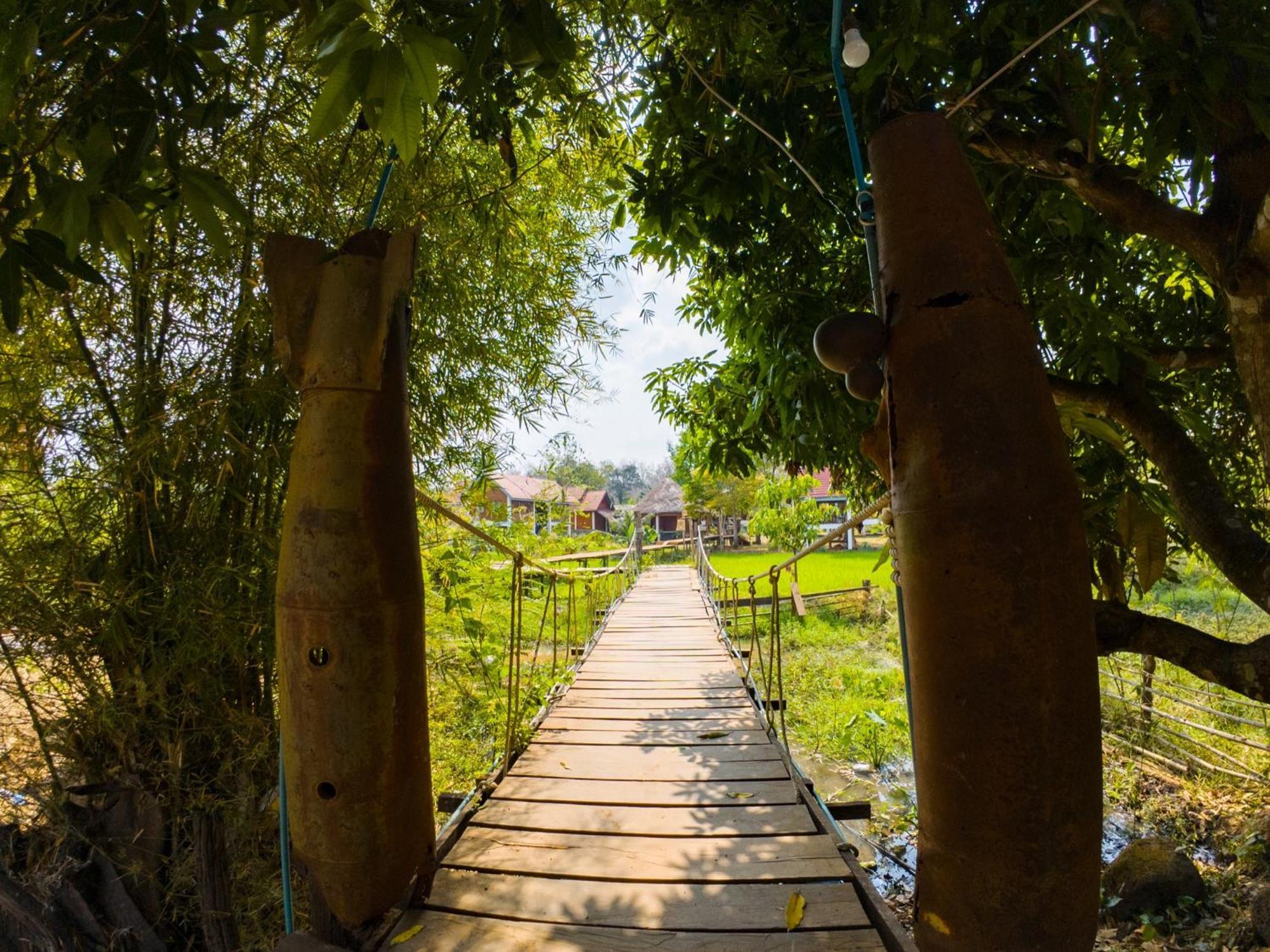 Bolaven Garden Bungalow And Tent - Tad Lo Ban Kiangtat Exterior foto